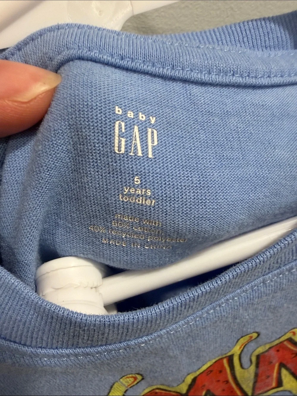 GAP Light Blue TMNT Graphic Long-Sleeve Tee